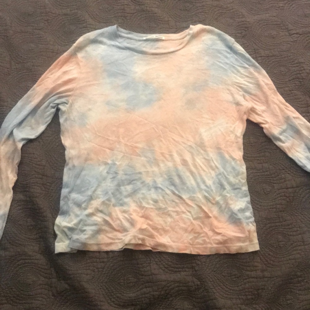 Reformation Jeans long sleeve tie dye shirt